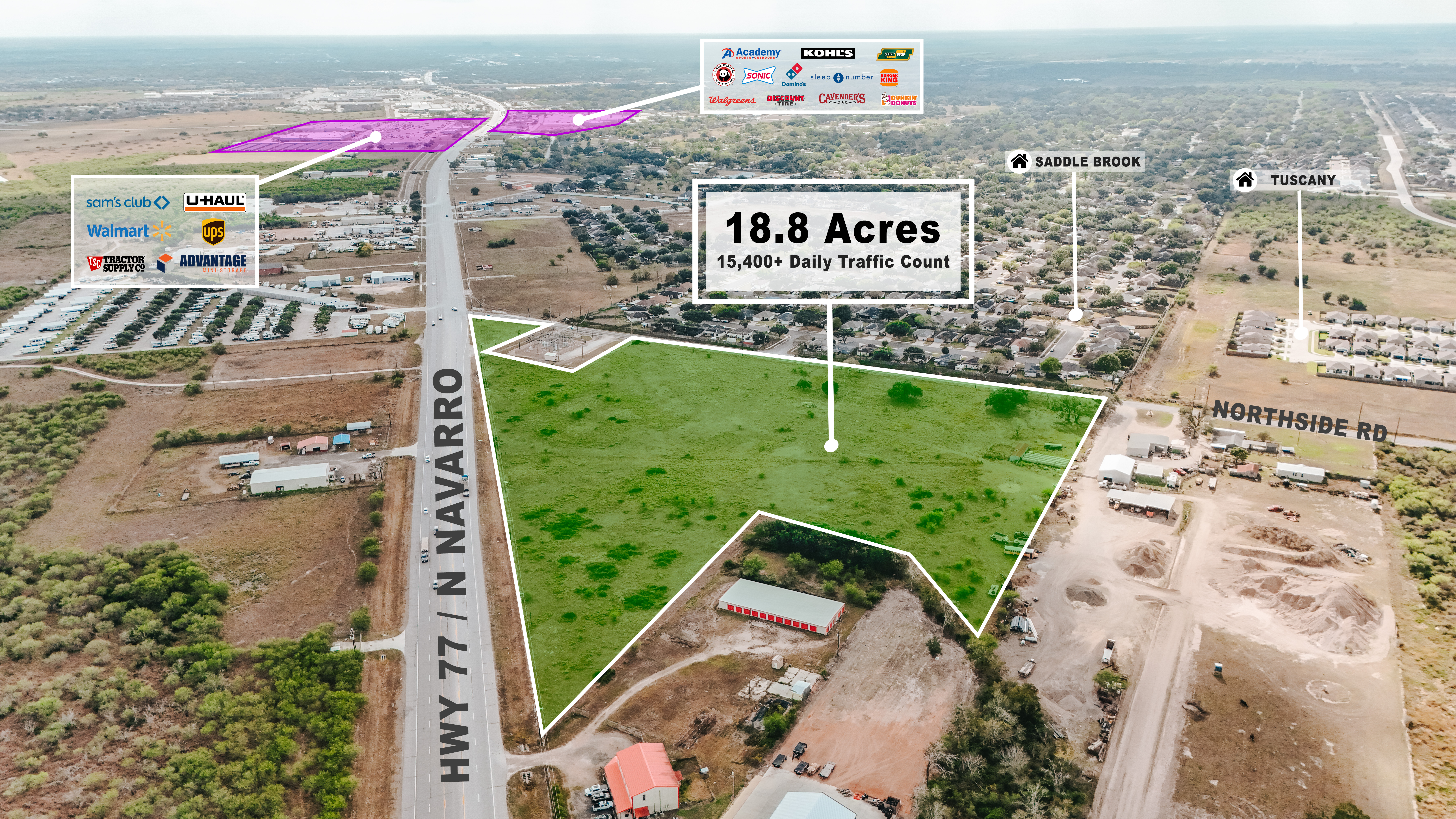 Navarro & Northside (18 Acres) Victoria TX 77904 Featured Image